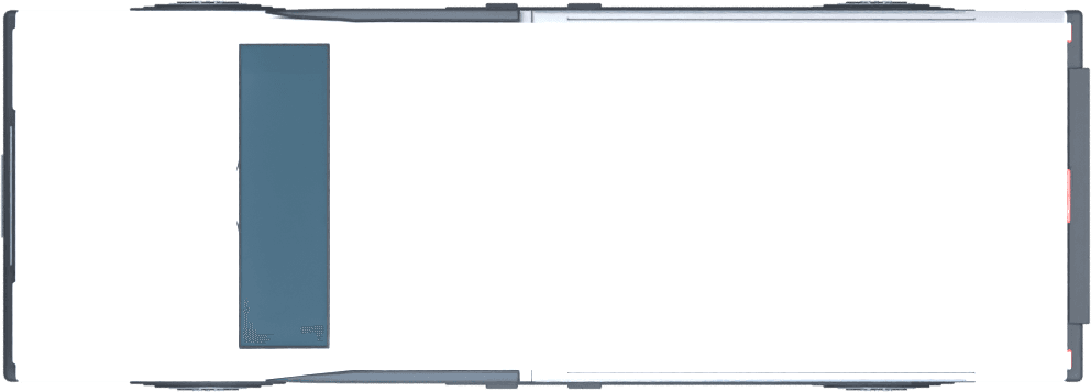 Panel Van (White) — 2D plan